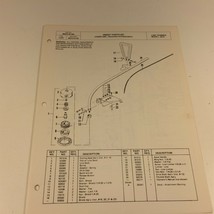 1984 Weed Eater Model 2215 Line Trimmer Parts List 66272 - $14.99