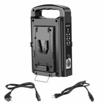 Neewer BP-2CH Dual Channel V-Mount/V Lock Battery Charger with DC 16.5V ... - $203.99