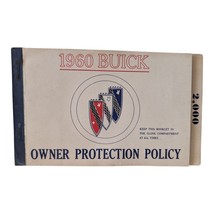 Vintage Original 1960 Buick Owner Protection Policy Maintenance Ticket B... - $186.75 MXN