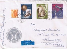 Stamps Hungary Envelope Budapest 100 Years Metric System 1976 - £3.08 GBP