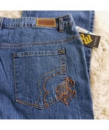 Vintage ROCAWEAR Jeans NWT 1990s Blue Denim NOS Hip Hop Streetwear SZ 20... - $179.22 CAD