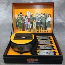 1 Shonen Jump Naruto Shippuden Ninja Village Headband Set-Damaged Box-Ne... - $29.39