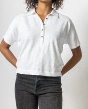 Lilla P short sleeve dolman polo shirt in White - size XS - £61.92 GBP