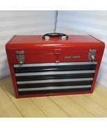 Vintage USA Craftsman 706.65407 4-Drawer Red Chest Mechanic’s Toolbox fr... - $173.90 CAD