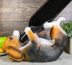 Canine Pedigree Cute Beagle Hound Dog Wine Oil Bottle Holder Figurine Ki... - $35.99