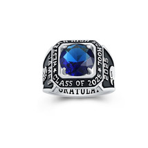 Customized Sterling Silver High School and College Class Ring graduation... - £136.37 GBP