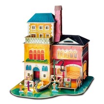 Miniature Wooden Diy Midsummer Venice Doll House Led Light Kids Adults Toy Gifts - £57.41 GBP