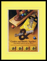 2003 Cookie M&amp;Ms 11x14 Framed ORIGINAL Vintage Advertisement - £27.62 GBP