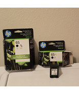 OEM HP 65 Black/Tri-color + 65XL Black (Opened) OEM Ink Cartridges Exp. ... - $46.59