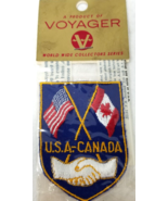 Peace Arch Border Crossing Patch Shield Embroidered Canada Voyager Vinta... - £11.97 GBP