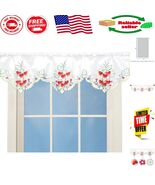 Strawberry Embroidered 57x14 Blackout Valance - Perfect for Country Kitc... - $47.54 CAD