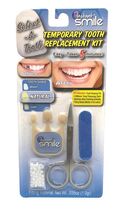 NATURAL WHITE INSTANT SMILE TEETH REPLACEMENT KIT fast &amp; easy Missing to... - $9.45