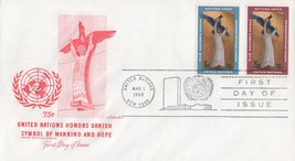 ZAYIX - United Nations FDC Henrick Starcke Statue Artmaster Cachet 031823SM182 - £1.49 GBP