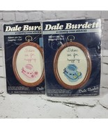 Vintage Dale Burdette Cross-Stitch Kit Lot Of 2 Babies Are For Hugging B... - £15.57 GBP