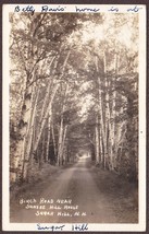 Sugar Hill, NH RPPC 1941 - Birch Road Near Sunset Hill House Postcard - £9.76 GBP