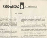 Arrowhead on Lake Tawakoni Poster with Deed Restrictions &amp; Plat Plan Texas - £21.96 GBP