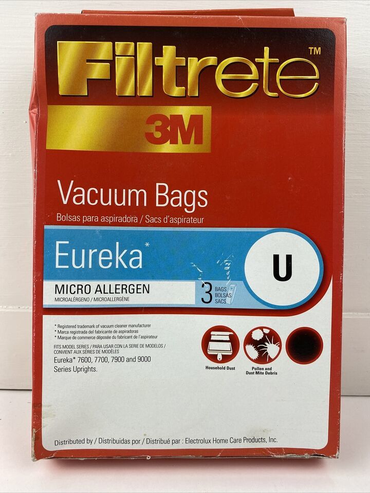 3M Filtrete Eureka Vacuum Cleaner Bags 67701A  - Fits Models 7600 7700 a... - $3.24