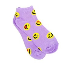 Emoji Ankle Socks (Adult Medium) - Purple - $2.97