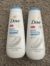 2 Bottles of Dove Gentle Exfoliating Body Wash with Sea Minerals 20oz each - £6.48 GBP