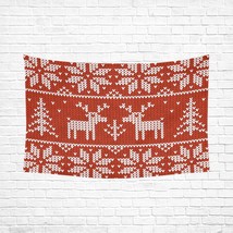 Christmas Deer Love Wall Tapestry  - £29.41 GBP