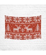 Christmas Deer Love Wall Tapestry  - £28.92 GBP