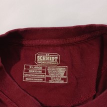 C.E. Schmidt Workwear TS70569 Men's Red Cotton Long Sleeve T-Shirt Size XL image 5