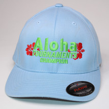 Aloha Touraments Champion FlexFit Embroidered Hat L/XL Hawaii Golf Cours... - $9.75