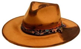 Customize Women Unique Multi-Color Fedora Hat Design - $38.00