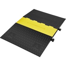 VEVOR 5Channel Cable Protector Ramp 22000lbs Load ADA Compliant Wire Cable Cover - £159.95 GBP