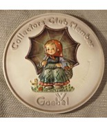 Vintage Smiling Through Goebel M.J. Hummel 690 Collectors Club Wall Plaq... - $21.39 CAD