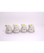 Set of 4 Meant To Bee Ceramic Honey Pot w/ Wooden Dipper Kate Aspen - $263.24 MXN