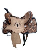 Western Barrel Horse Saddle Floral Tooled With Matching tack set - $5,936.28 MXN+
