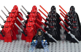 Darth Sidious Palpatine &amp; Imperial Royal Guard Star Wars 21 Minifigure Toy Gifts - £20.42 GBP