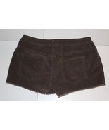 Roxy Brown Corduroy Cutoff Shorts Size 0 Brand New - £15.84 GBP