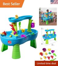 Backyard Water Park Playset - Kids Splash Pond Table with Accessories fo... - $125.77