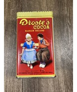 Droste&#39;s Cocoa Tin Haarlem Holland Storage Collectible - £12.57 GBP