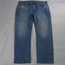 Levis 40 x 30 505 1277 Straight Fit Light Wash Denim Jeans - $21.55