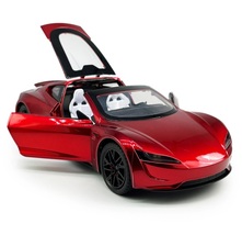 1:24 Tesla Roadster Model Car Diecast Toy Vehicle Toys for Boys Kids Gif... - $42.25 CAD