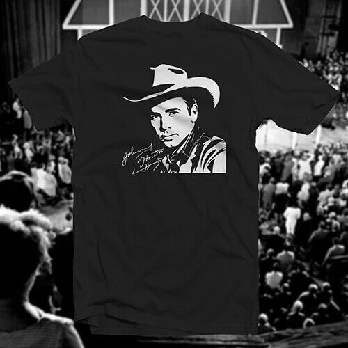 Johnny Horton COTTON T-SHIRT Country Western Honky Tonk Battle of New Orleans