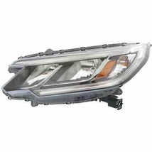 Headlight For 2015-2016 Honda CR-V Driver Side Black Chrome Housing Clear Lens - $265.96