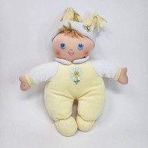 12&quot; HUG-N-SNUGGLE 2004 BABY GIRL DOLL YELLOW OUTFIT RATTLE STUFFED ANIMA... - $46.55