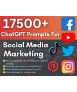 17500 ChatGPT Prompts for Social Media Marketing - Digital Guide for Eng... - £5.42 GBP