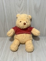 Learning Curve Disney Winnie The Pooh Plush Sherpa teddy bear red shirt - £11.93 GBP
