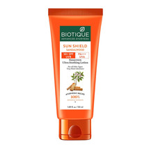 Biotique Bio Sandalwood Sunscreen Ultra Soothing Face Lotion, SPF 50+, 50ml (1) - £11.68 GBP