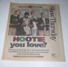 Hootie &amp; The Blowfish Show Newspaper Supplement Vintage 1996 Cover Story... - $19.99