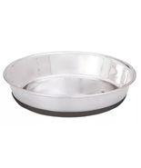 Puppy Pan Feeders Shallow Heavy Weight Rubber Base Dog Cat Dish Short Sn... - £9.94 GBP+