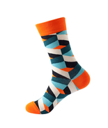 Geometric Pattern Cozy Socks (One Size) - £11.87 GBP