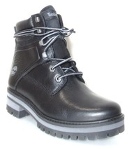 Timberland Women&#39;s Black Leather Waterproof MID Boots, A2KM9 - £106.66 GBP