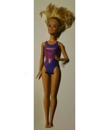 2015 Mattel Barbie Doll 1186MJ. 1. NL Blonde Hair - Purple Swimsuit  - £6.25 GBP