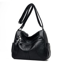 2022 Classic Ladies Handbag   Women Shoulder Messenger Bags High Quality Leather - $39.86